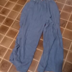 Abercrombie & Fitch wide leg pull on cropped pants